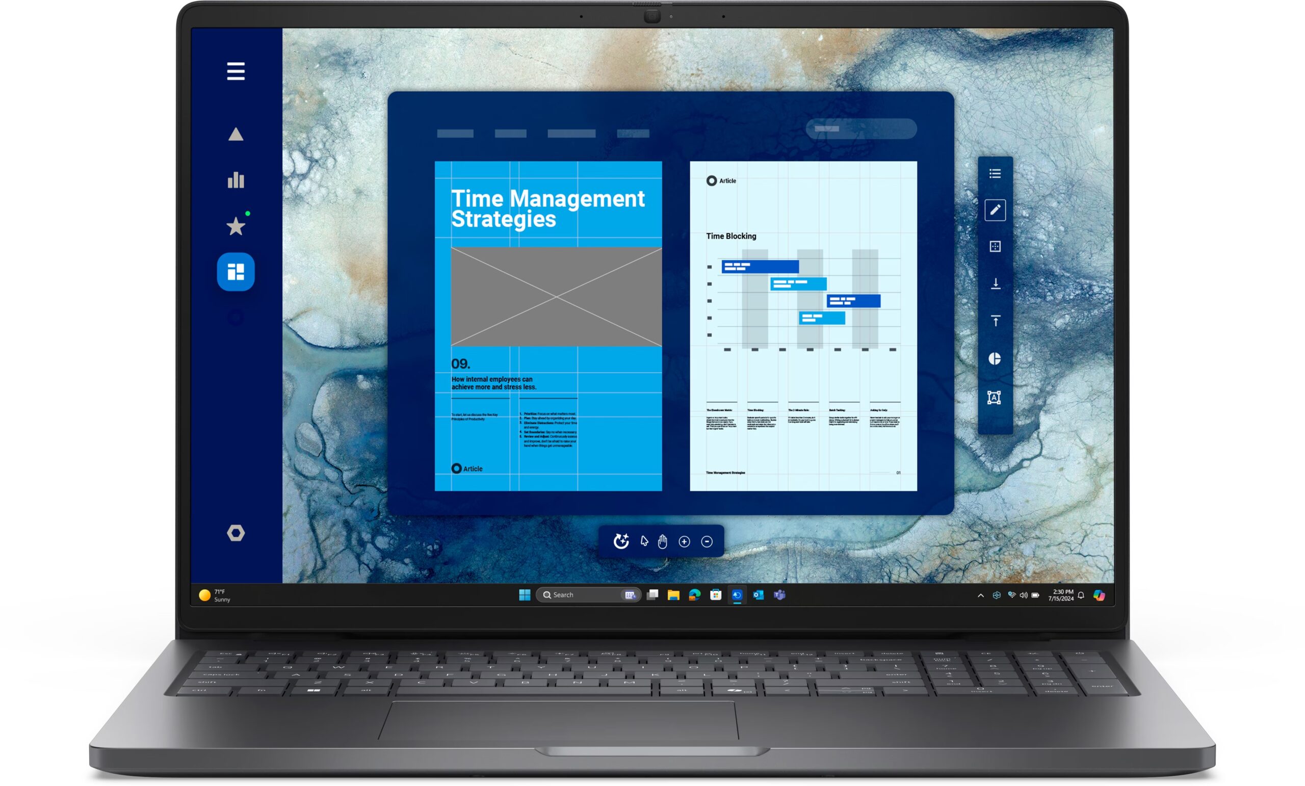 Dell Pro 16 PC16250 Core Ultra 7 255U laptop
